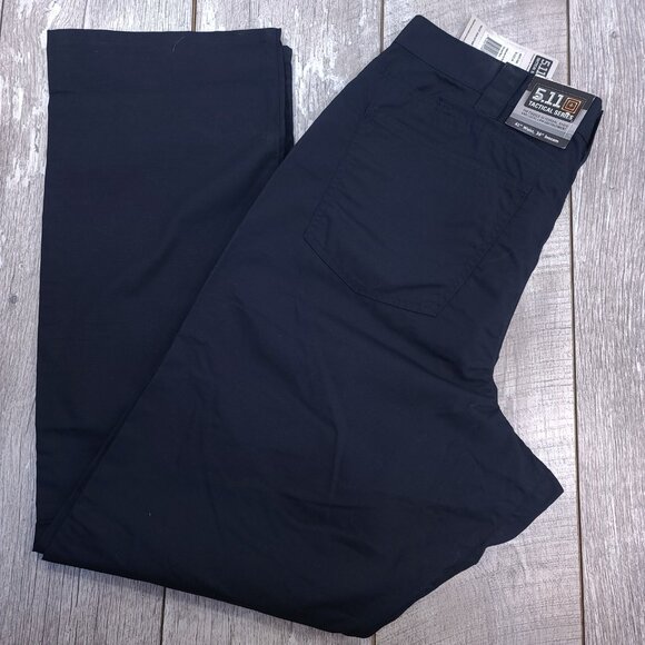 5.11 Tactical Pants Mens 42x36 Navy Taclite Ripstop Jean Cut Mid Rise Straight - Picture 1 of 9